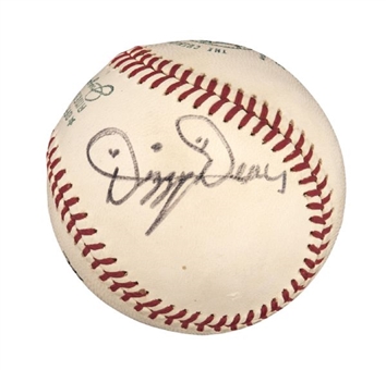 Spectacular Dizzy Dean Single Signed Baseball 